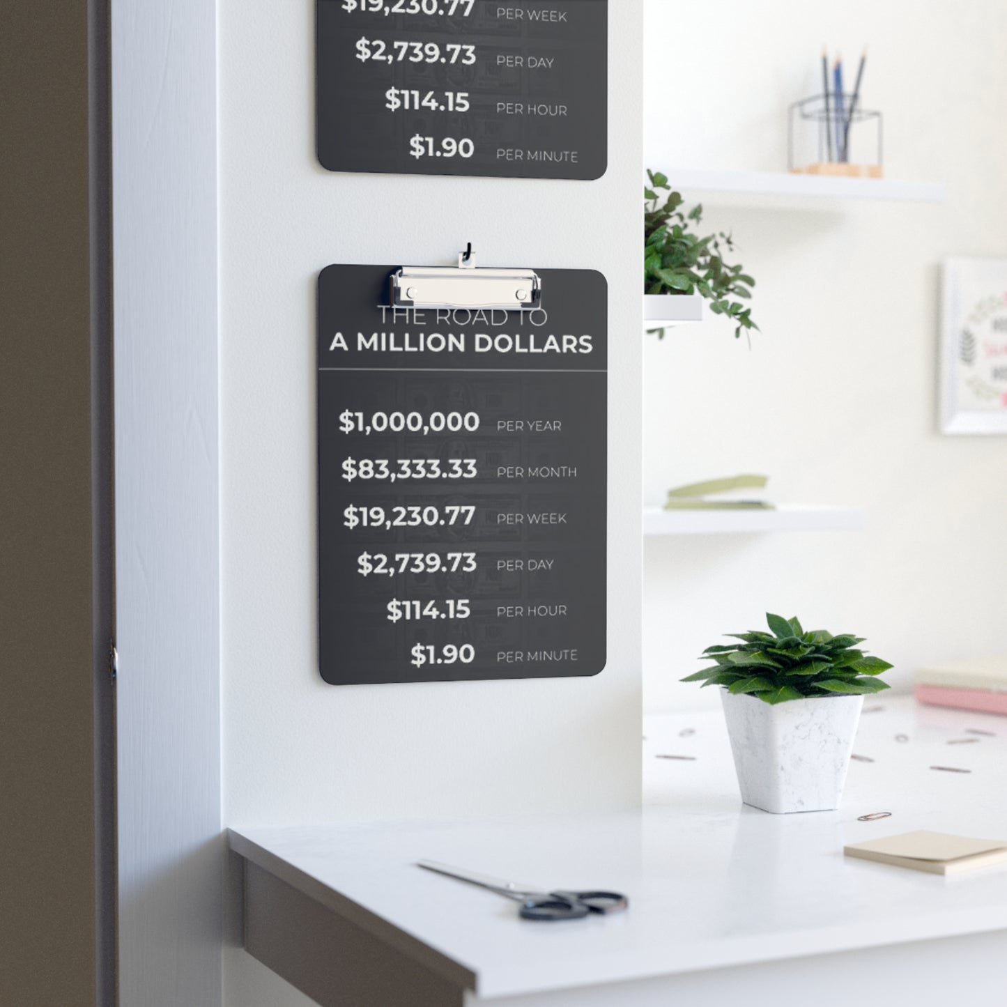 Millionaire Motivation Clipboard (MEN)