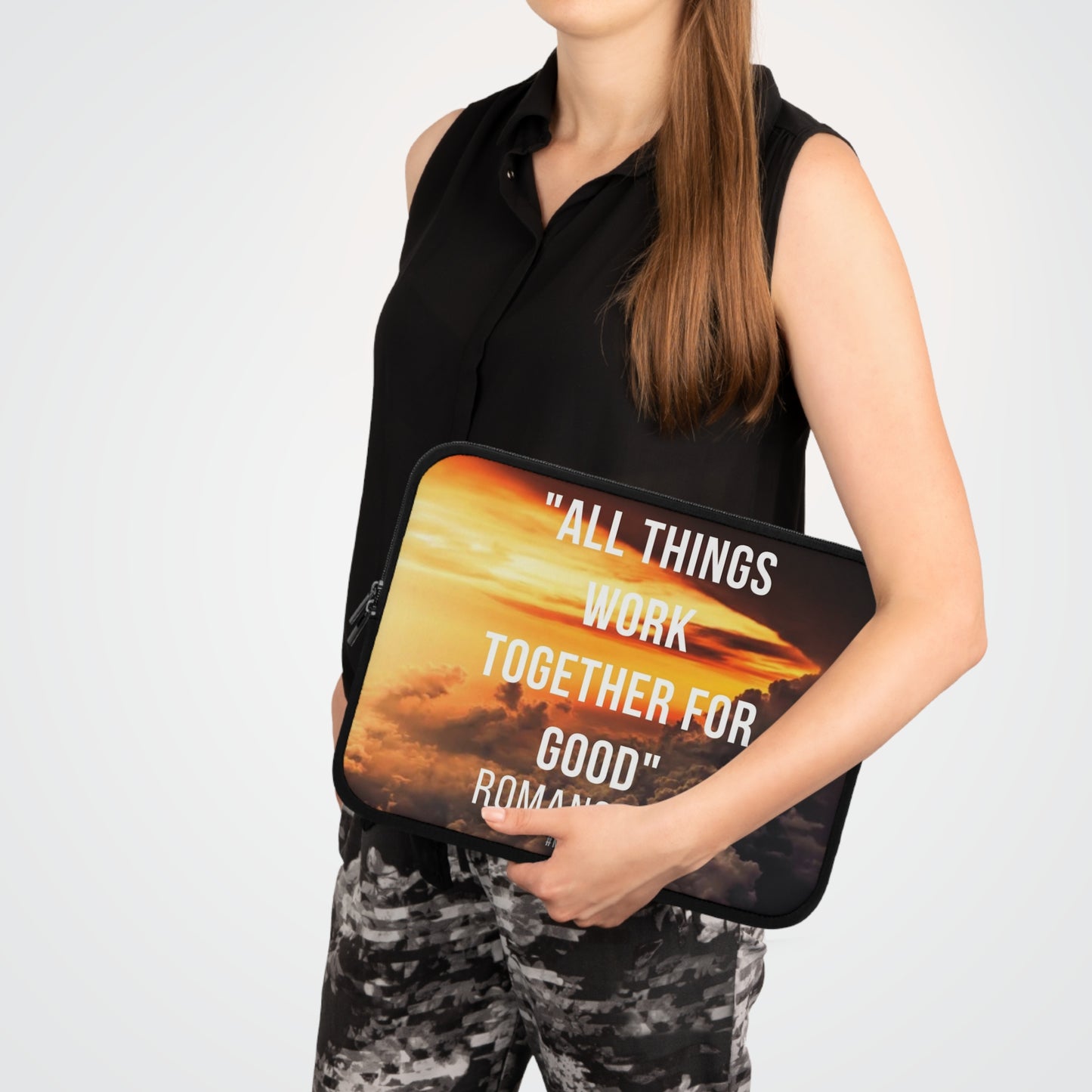 Romans 8:28 Laptop Sleeve