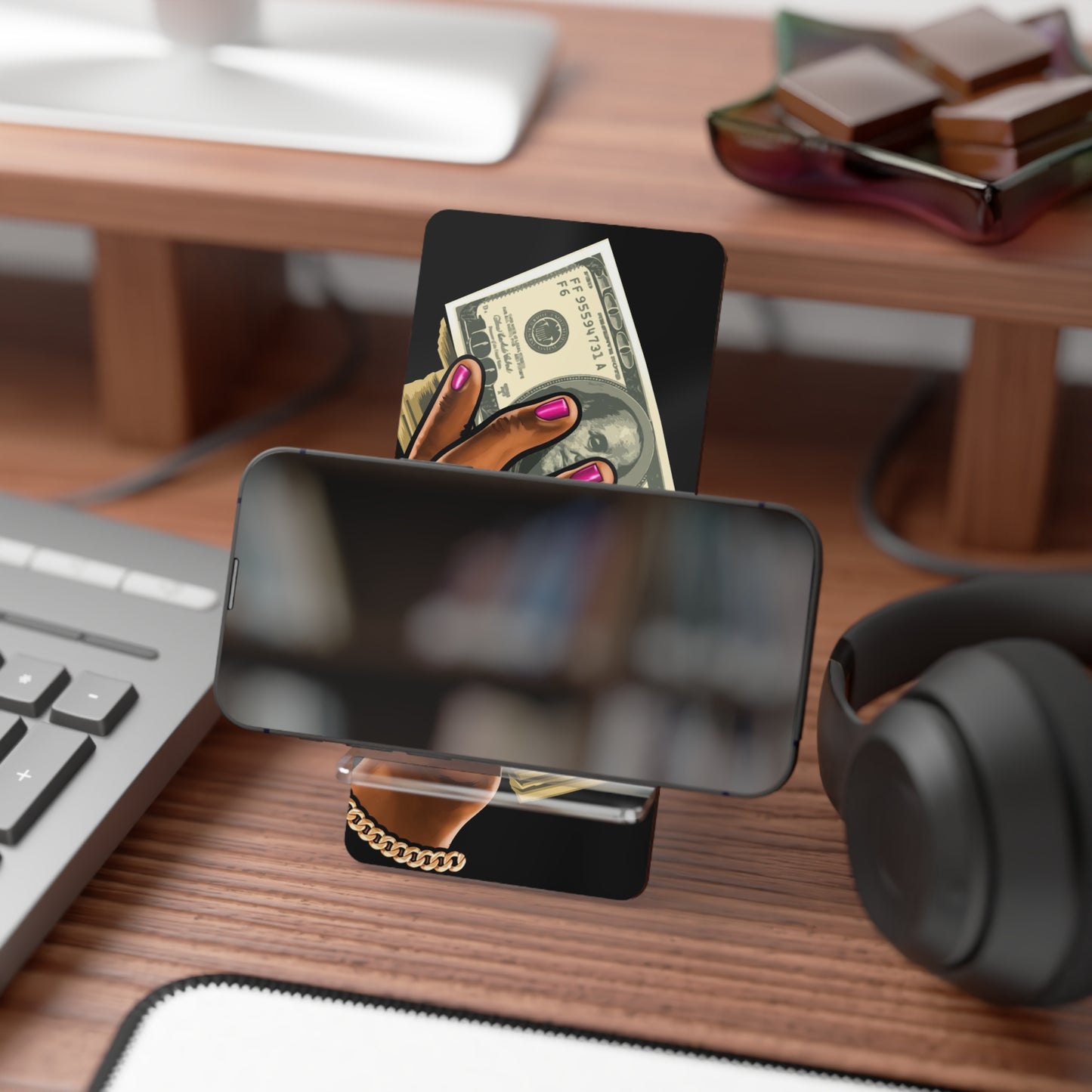 Female BGM Phone Stand