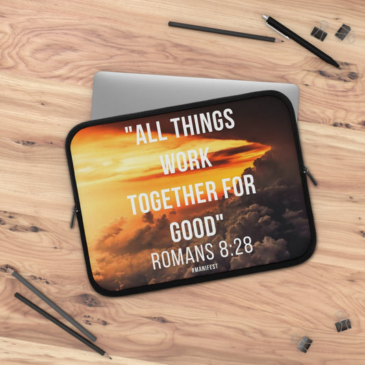 Romans 8:28 Laptop Sleeve