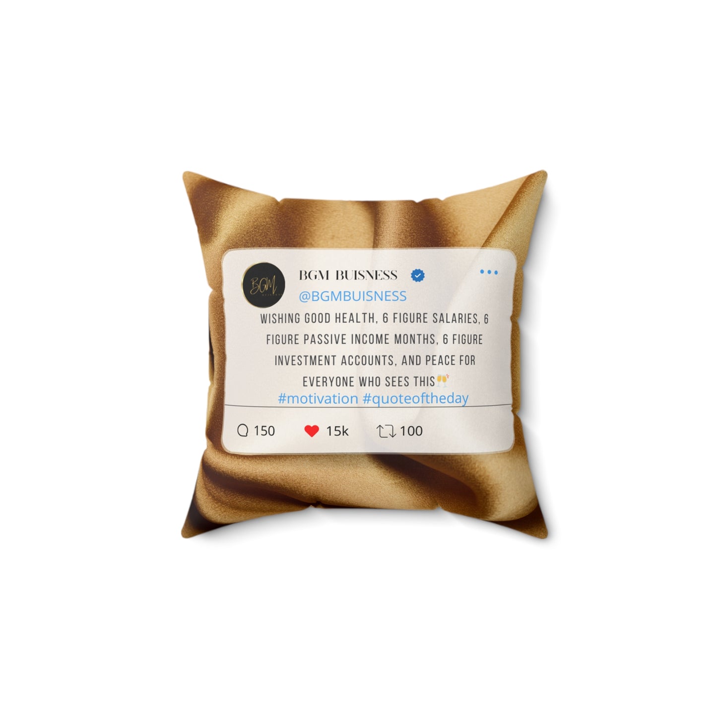 Manifesting Wealth Polyester Pillow