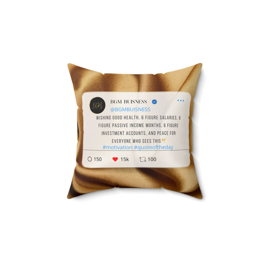 Manifesting Wealth Polyester Pillow