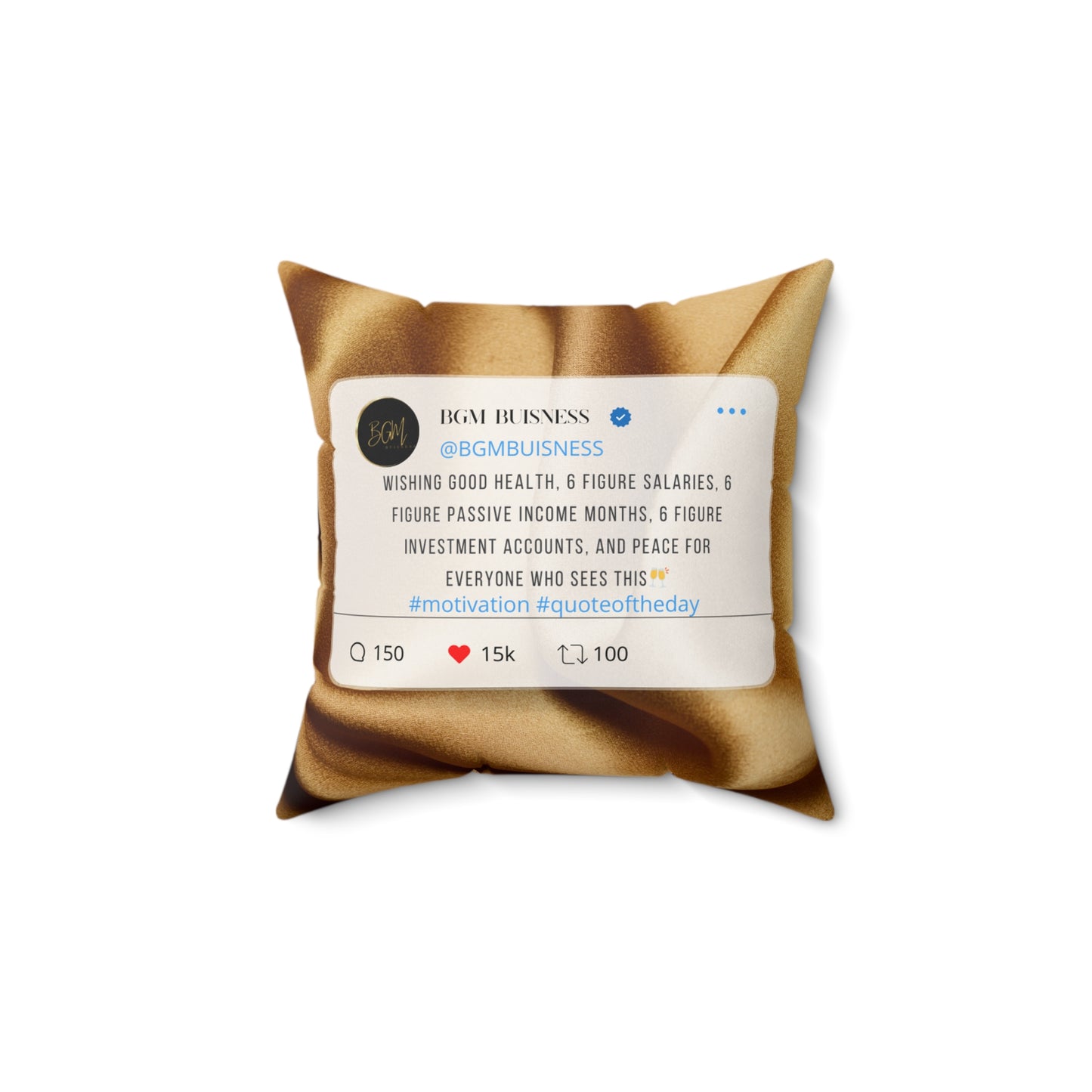 Manifesting Wealth Polyester Pillow