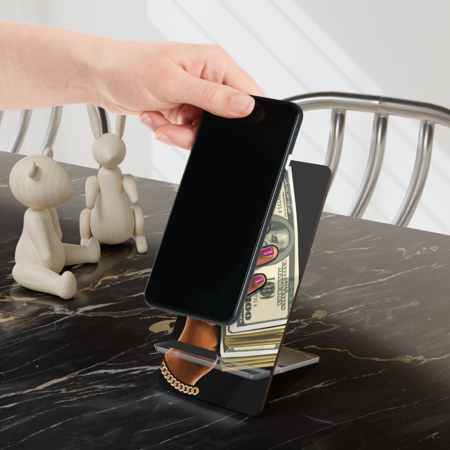 Female BGM Phone Stand