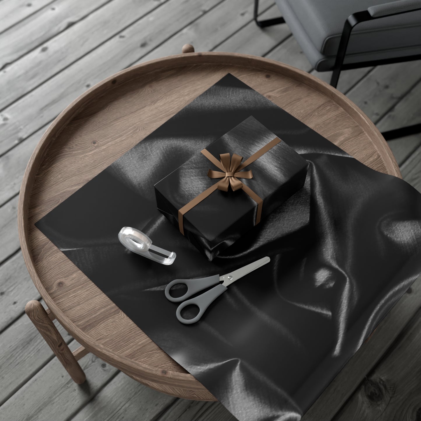 Black Silk Wrap Papers