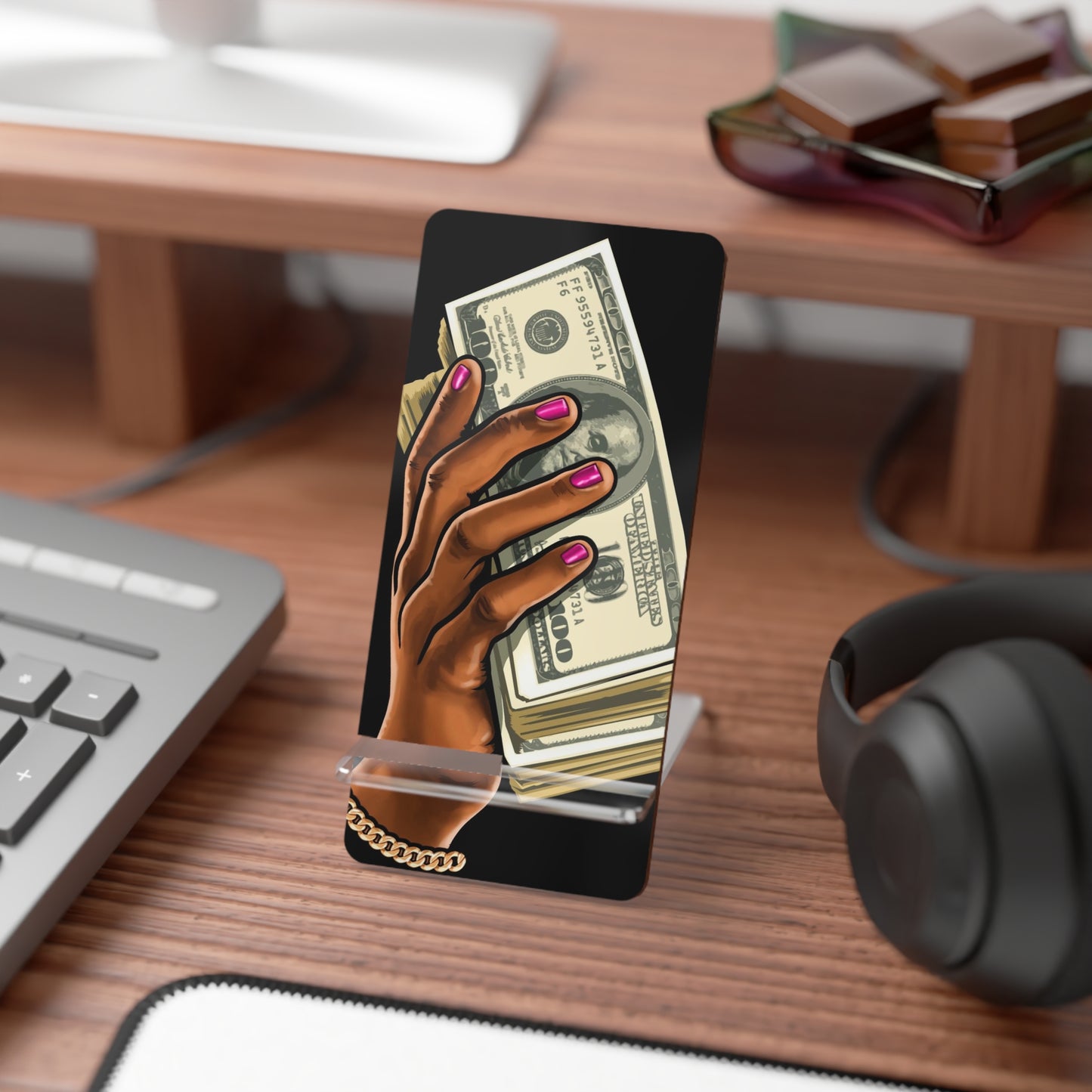 Female BGM Phone Stand