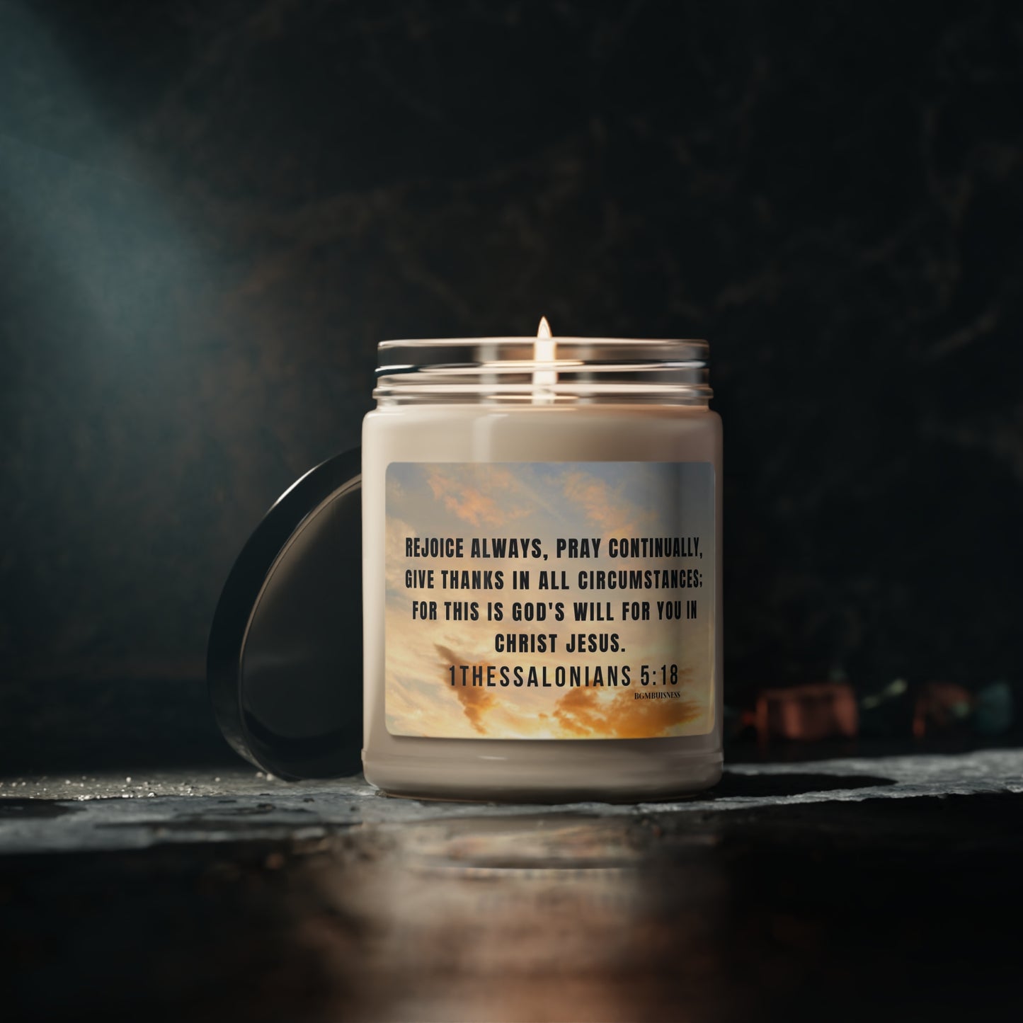 1 Thessalonians 5:18 Candle