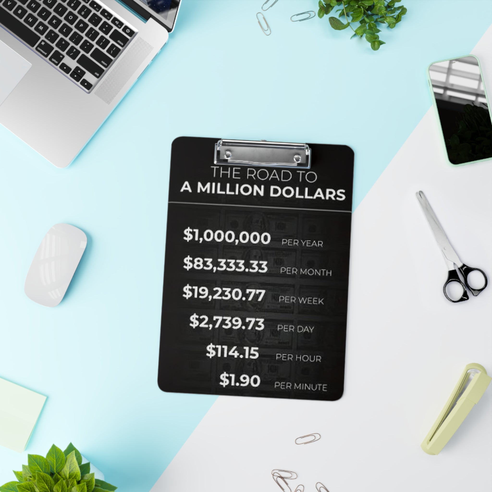 Millionaire Motivation Clipboard (Female)