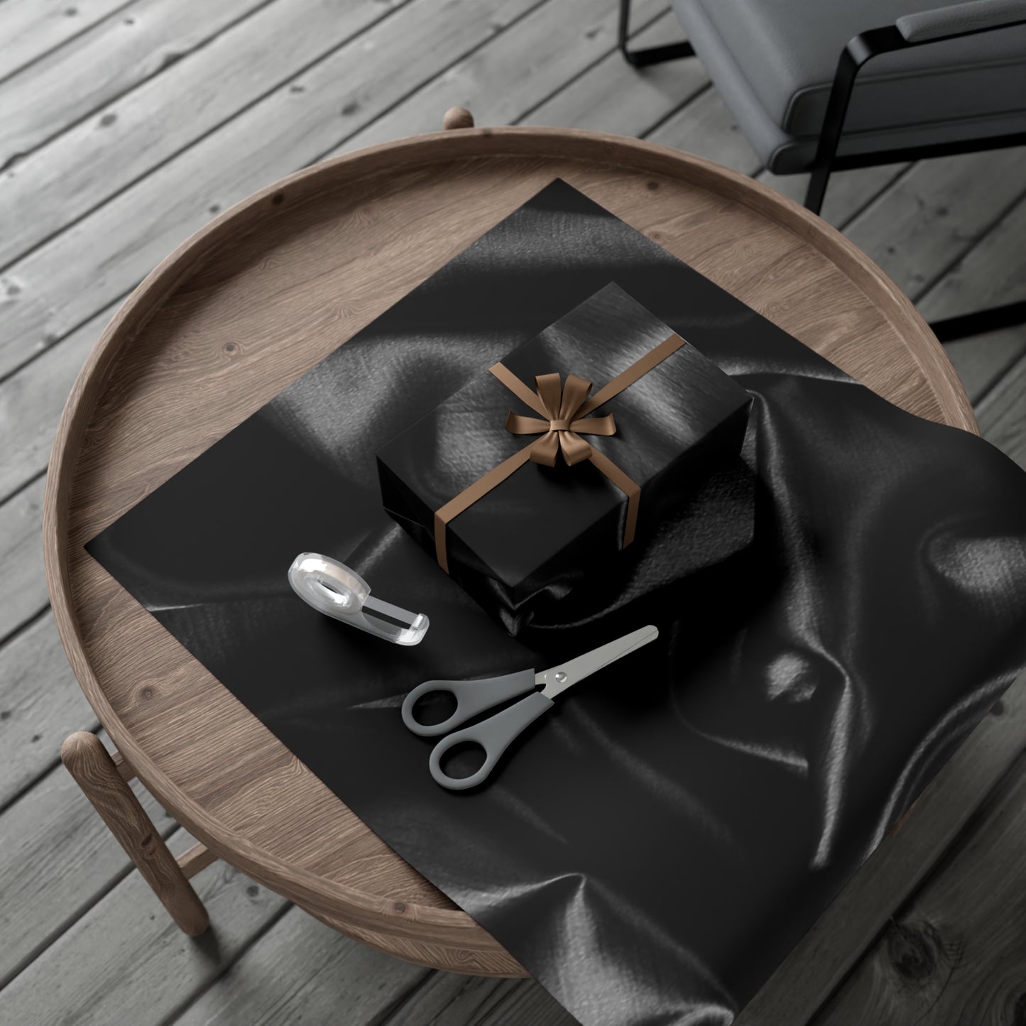 Black Silk Wrap Papers