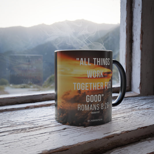Romans 8:28 Mug