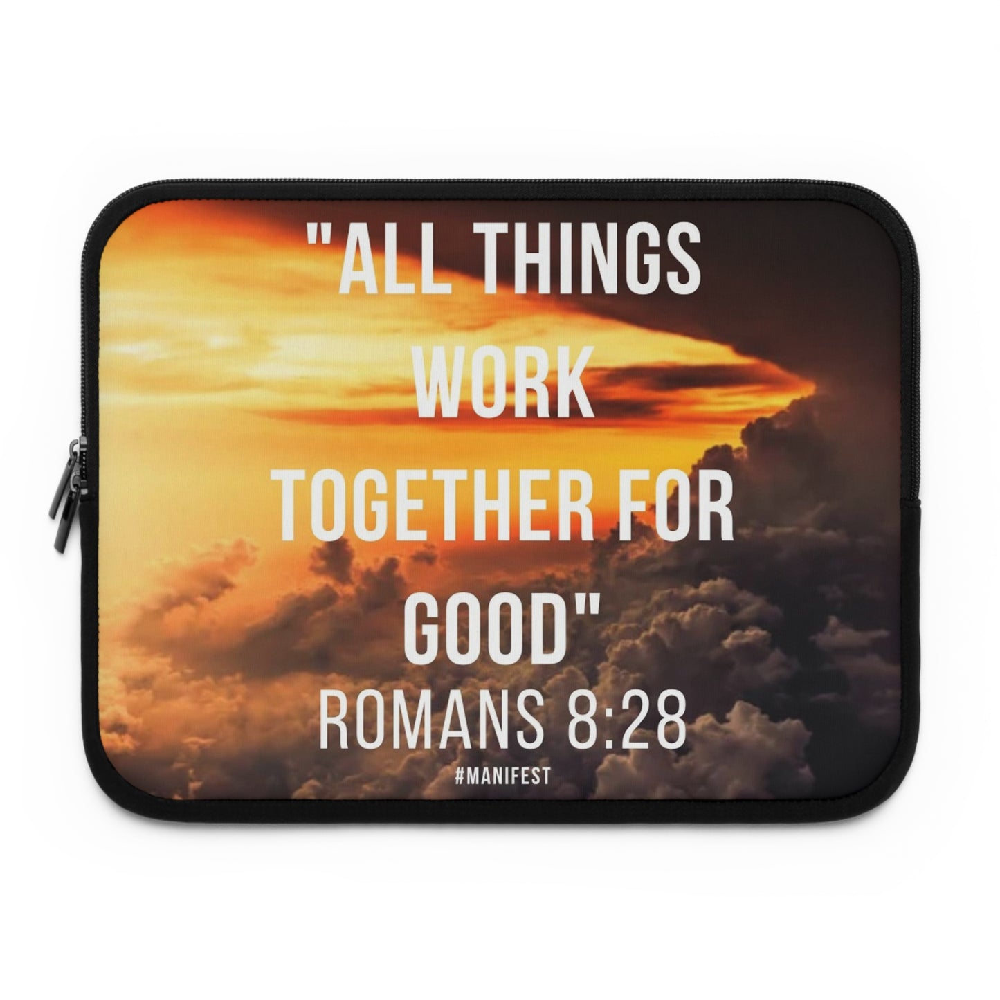 Romans 8:28 Laptop Sleeve