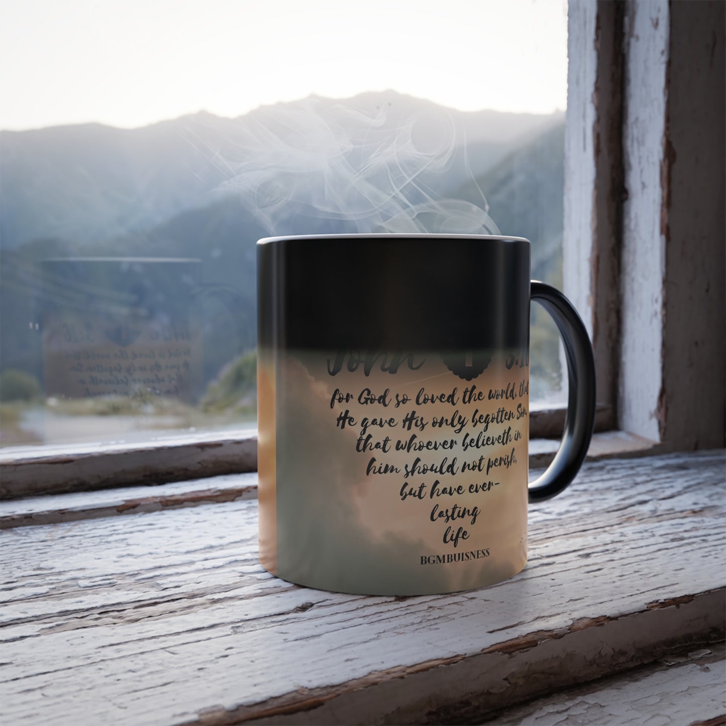 John 3:16 Color Morphing Mug, 11oz