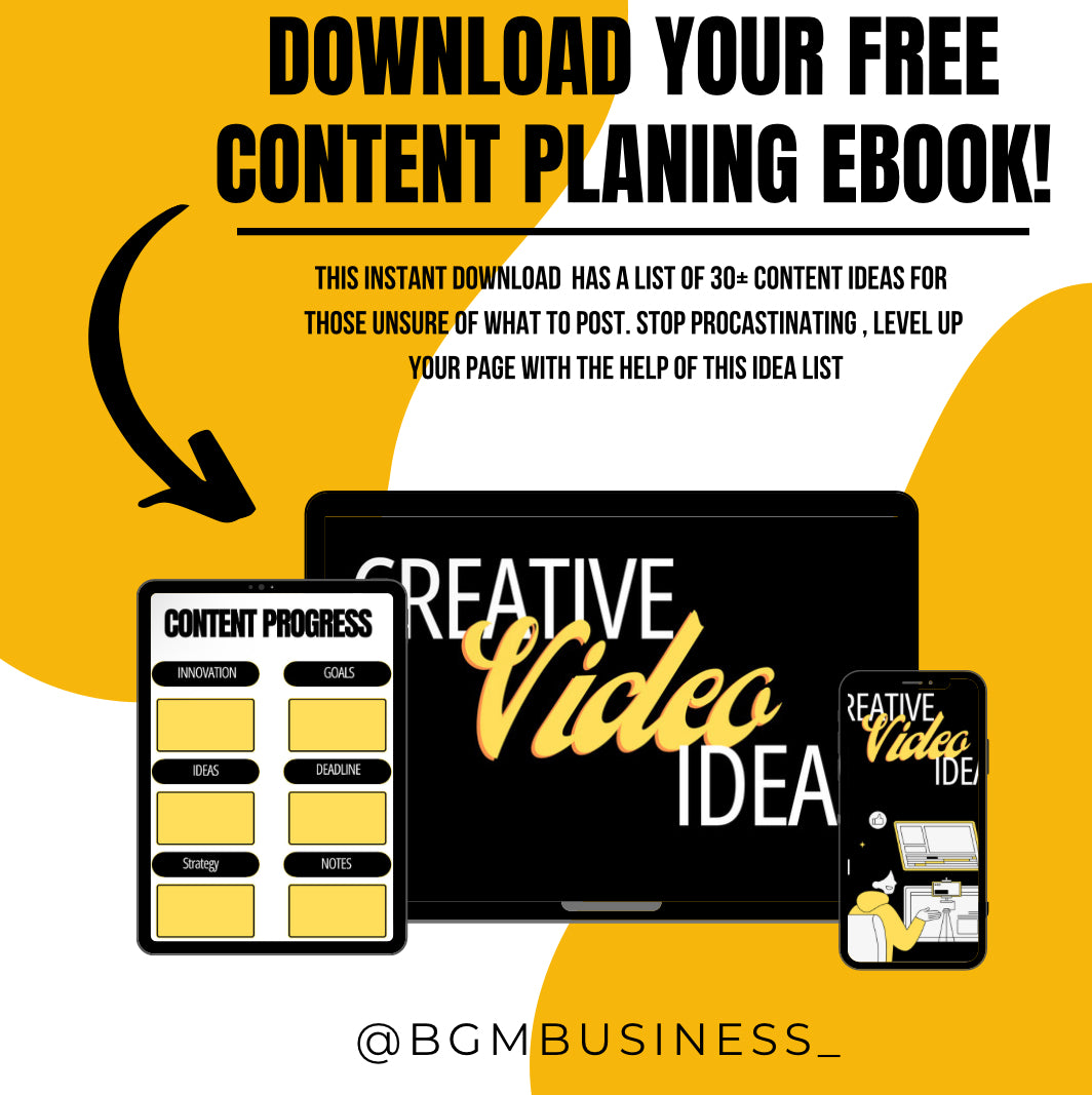 Creative Video Ideas Ebook