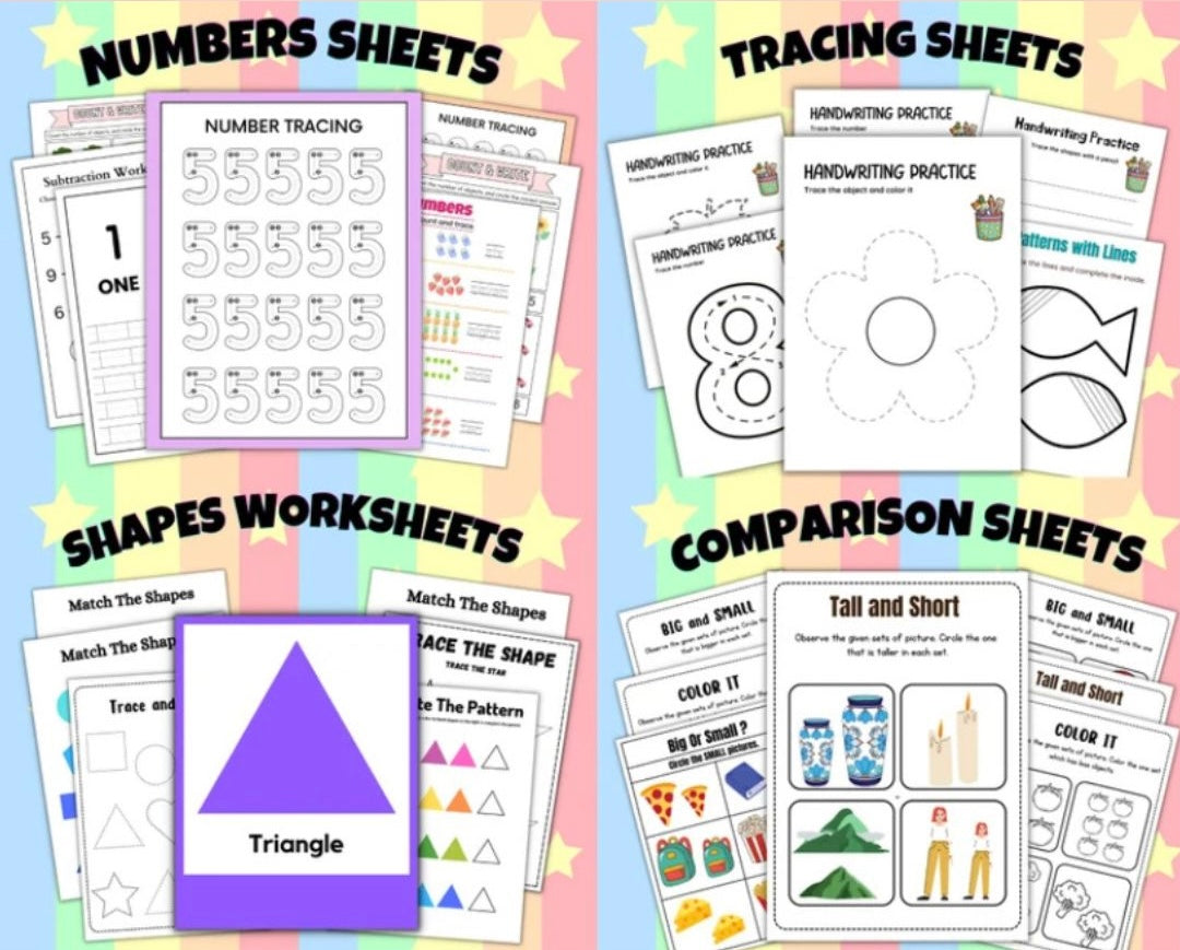 Preschool/Kindergarten MEGA Learning Bundle (4000+ Pages )
