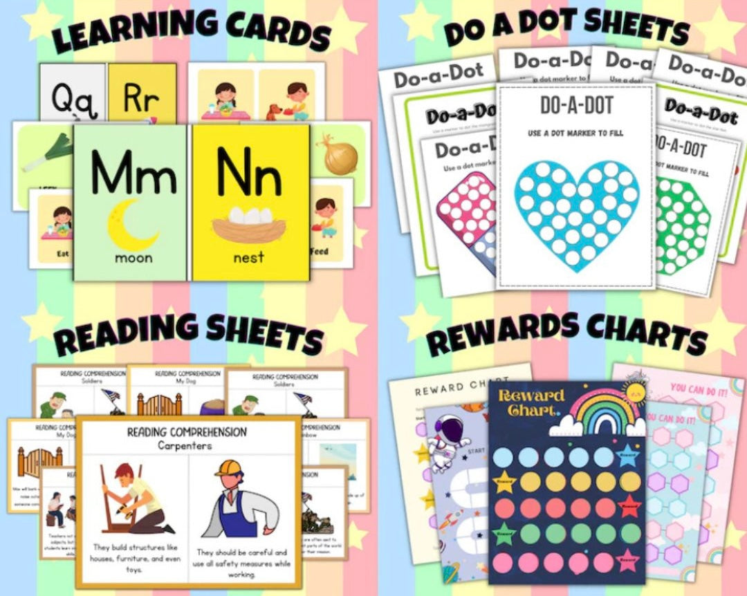 Preschool/Kindergarten MEGA Learning Bundle (4000+ Pages )