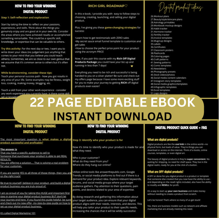 FREE - Digital Product Guide