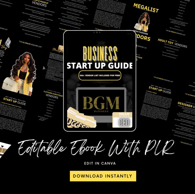 Business Start Up Guide + Over 300 Vendors